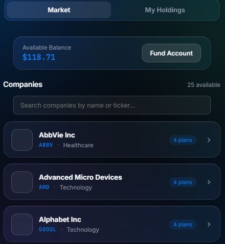 Investment Portfolio Tracker